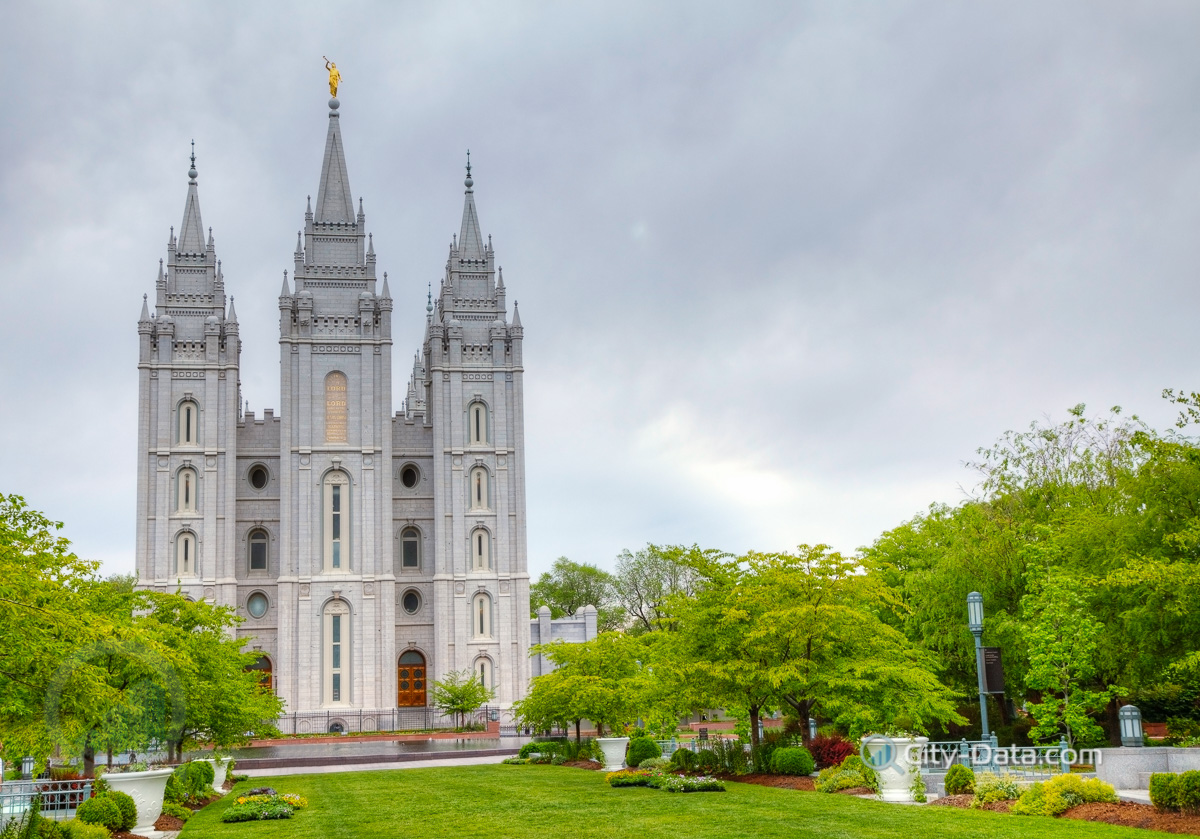 Mormons' temple in salt lake city
