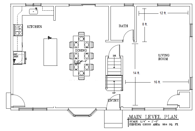 floor plan living room dimensions