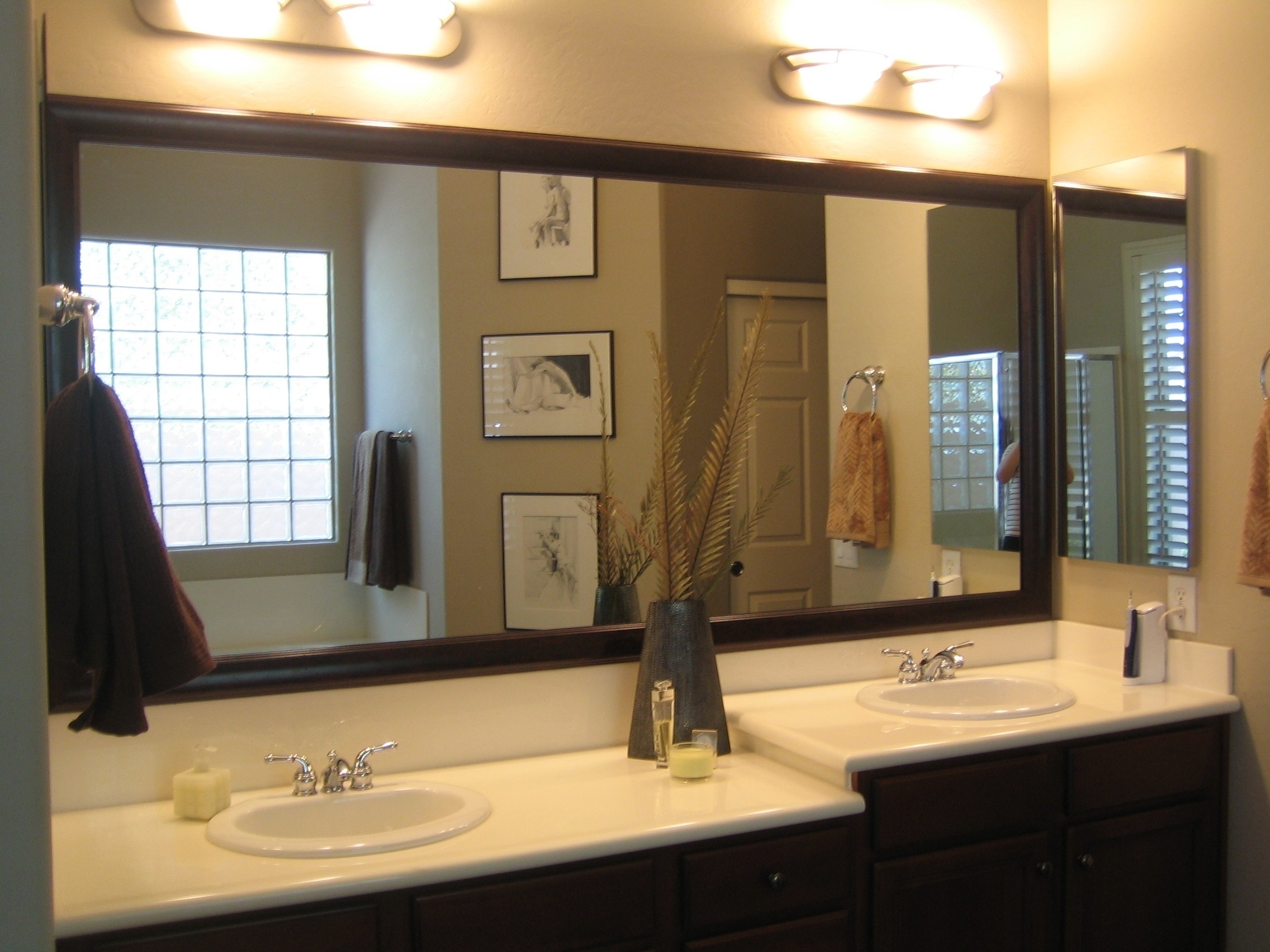 Bathroom Mirror Over Vanity Woodworkers Shop Made