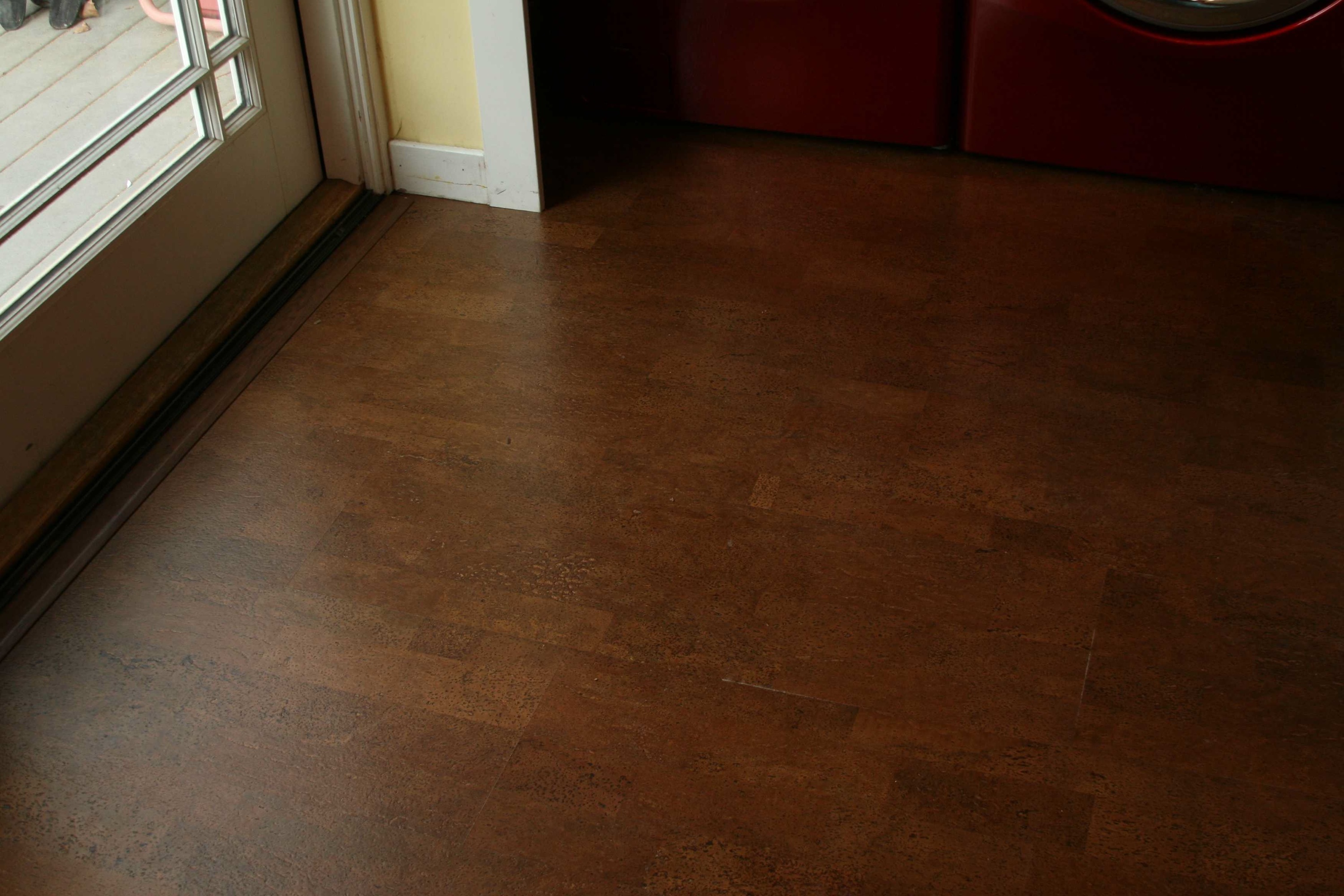 Yay Cork Flooring Going Over Bad Kitchen Tile Brand Hang