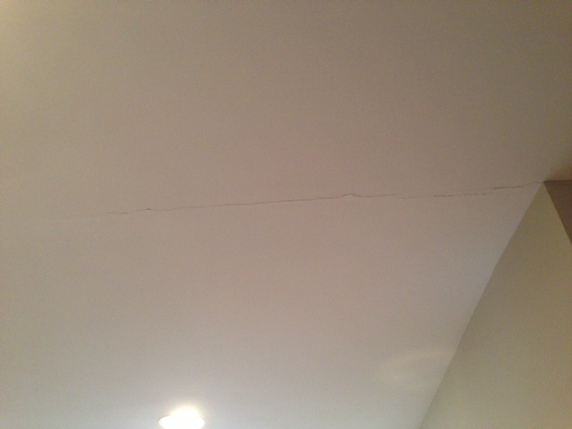 Are Cracks In Ceiling Normal Wood Floors Roof Foundation