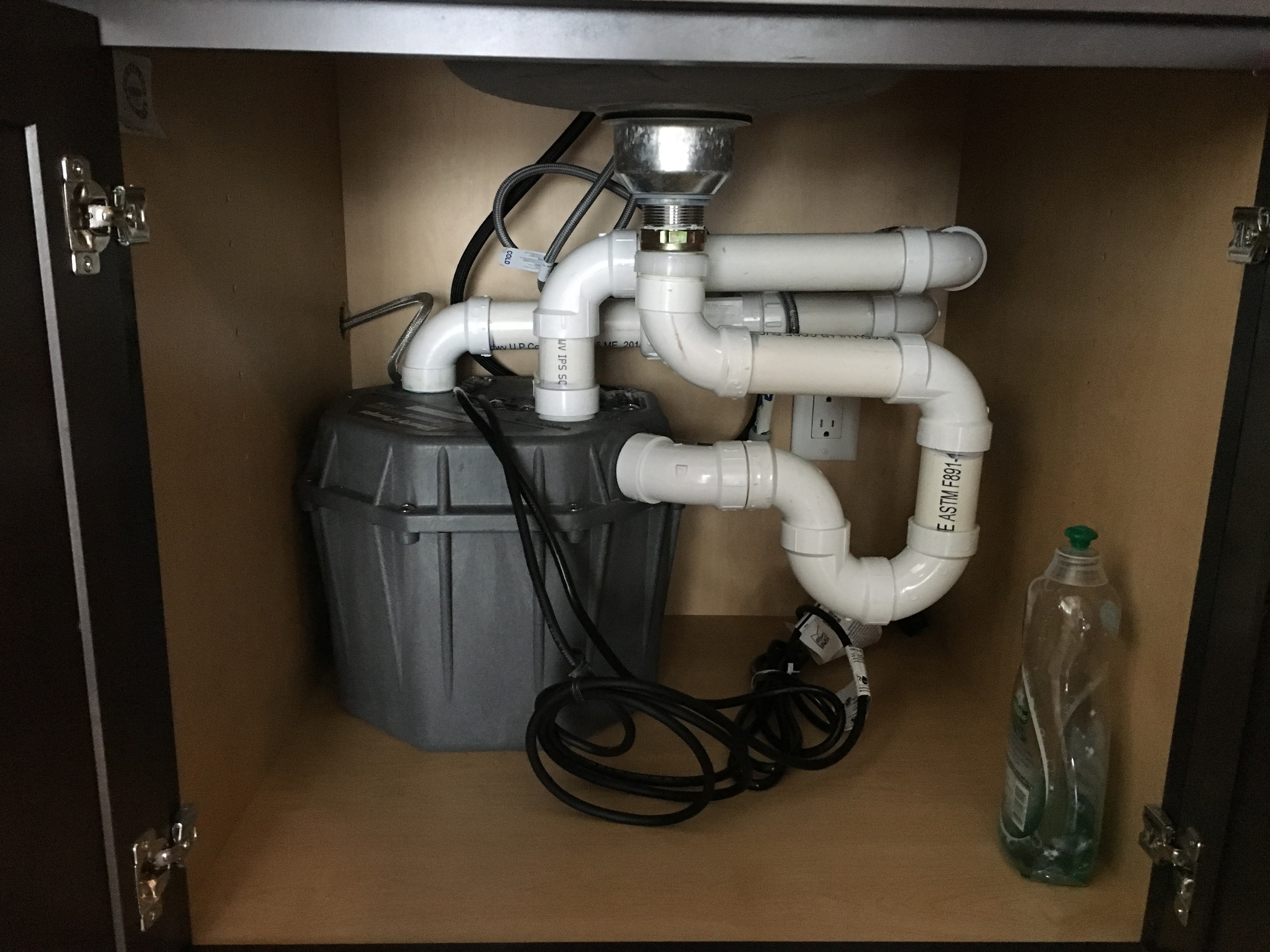kitchen sink lift pump