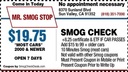 Mr. Smog Stop Test Only